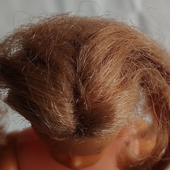 Vintage Blonde Hair Doll Pink Rock Shirt Blue Maxi Skirt Hong Kong Unbranded - Picture 15 of 16